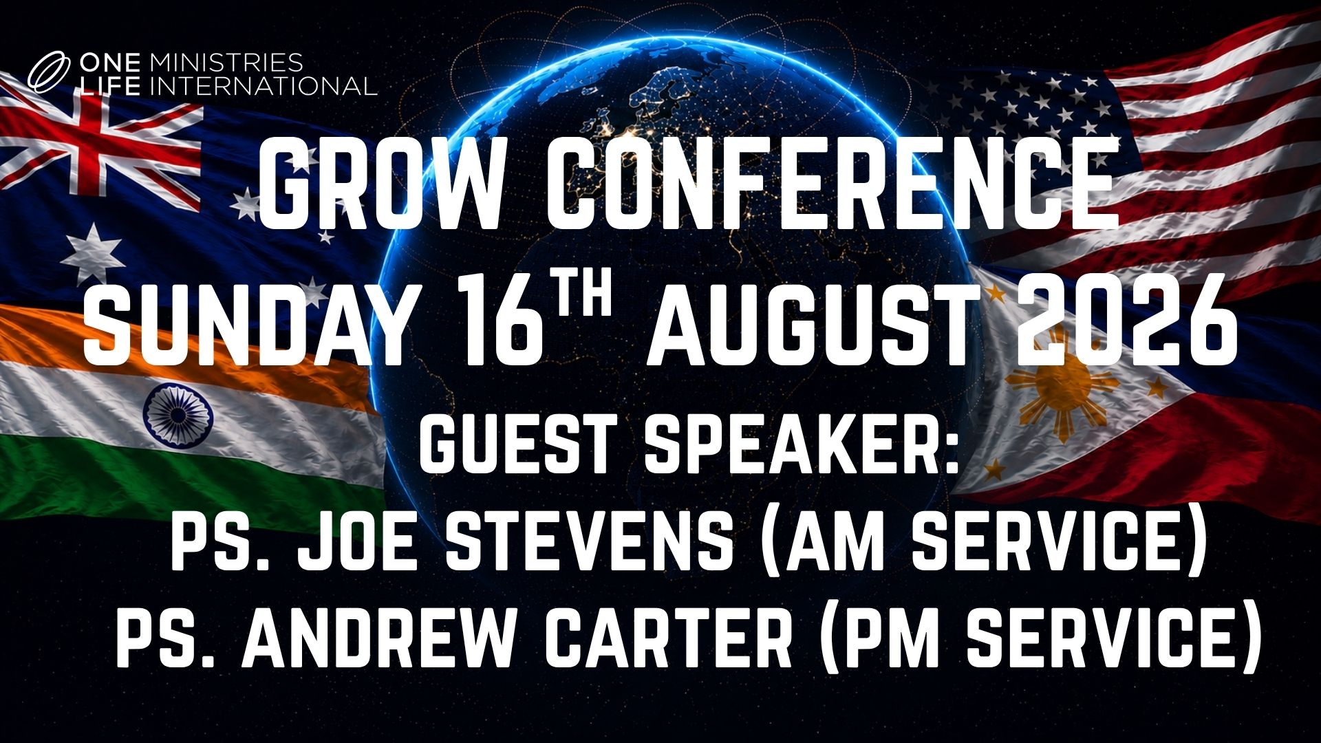 GROW CONFERENCE - Sunday 16th August 2026 